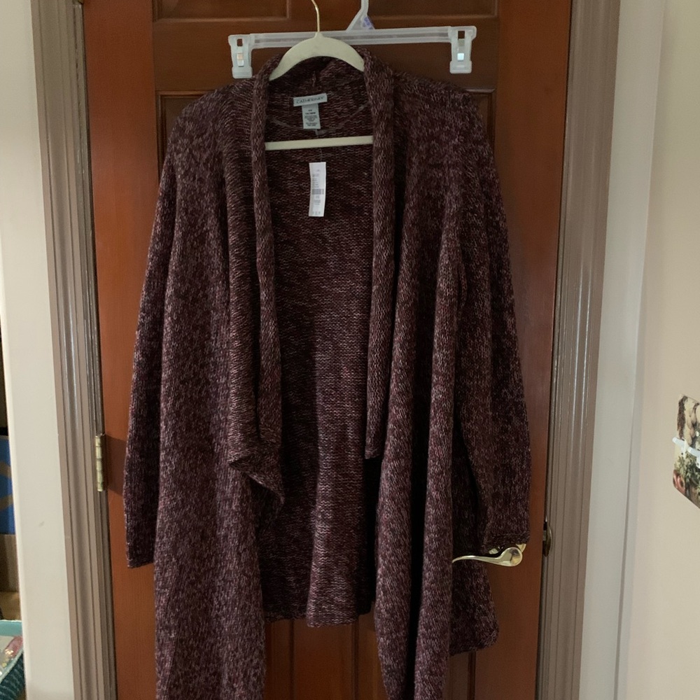 New Ladies long sleeve cardigan sweater